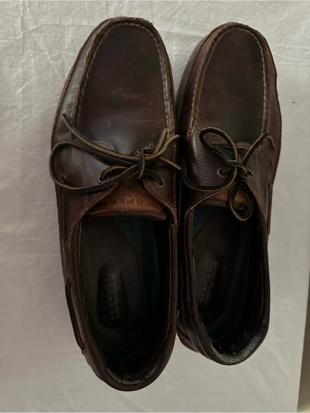 Men’s Sperry Top Siders  Leather 2-Eye Boat Shoes